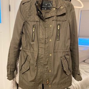 H&M Hunter Green Utility Jacket